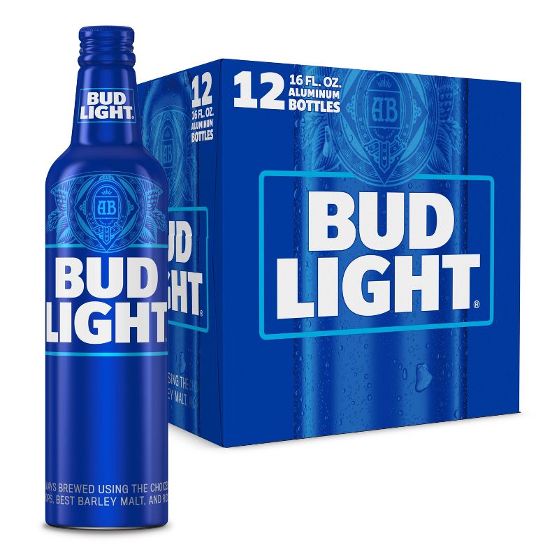 Bud Light Beer - 12pk/16 fl oz Aluminum Bottles, 1 of 13