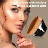 Foundation Makeup Brush Flat Top Kabuki Hexagon Face Blush for Blending Liquid, Cream or Flawless Powder - 2 of 4