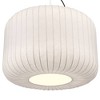 Possini Euro Design Jaime 23 3/4" Modern Pendant Chandelier Ceiling Light Fixture Dining Room Over Table Kitchen Island Drum Matte Black and White - 3 of 4