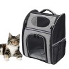 LAOTIES Pet Carrier Backpack for Cats And Small Dogs,Large Travel Backpack with Cushion Support And Ventilated Design - 2 of 4