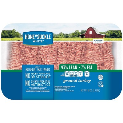 Honeysuckle White Fresh 93% Lean Ground Turkey - 3lbs