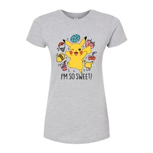 Women's - Pokémon - I'm so Sweet Fitted Graphic T-Shirt - 1 of 3