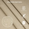 Sonkuki 11FT Round Offset Outdoor Solar LED Patio Aluminum Cantilever Umbrella w/ Base Included & Infinite Canopy Angle Adjustment - 4 of 4