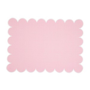 Saro Lifestyle Scalloped Hem Placemat (Set of 4) - 1 of 4