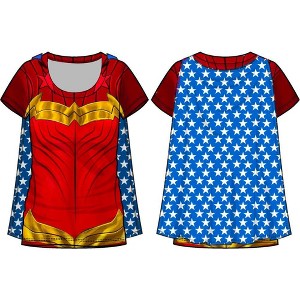 Wonder Woman Cape Shirt Wonder Woman Cosplay DC Wonder Woman Tshirt - Wonder Woman Cape Tee Wonder Woman Shirt-Medium - 1 of 1