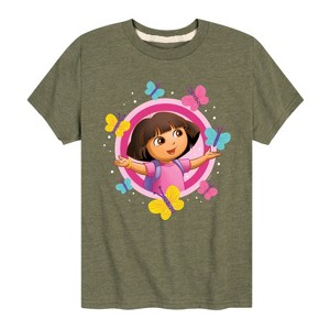 Boys' - Dora the Explorer - Butterflies Short Sleeve Graphic T-Shirt - 1 of 3