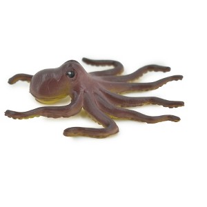 Collectible Wildlife Gifts | Octopus,  Octopuses, Rubber Octopodes, Saltwater, Realistic, Rubber, Design, Model,  Gift    2 1/2"    F600 B34 - 1 of 4