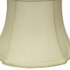 Vynxaria Slant Inverted Corner Oval Softback Lampshades, 11"x19"x12.5" Egg with Washer Fitter - 2 of 4