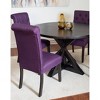 NicBex Round Dining Room Table Set for 4 Morden Dining Room Table with 4 Stylish Chairs and Pedestal Base for Kitchen - 4 of 4