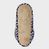 Women's Fair Isle Knit Slipper Sock with Faux Fur Lining and Grippers - Auden™ - 4 of 4