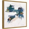 16" x 16" Outpouring by Suzanne McCourt Framed Canvas Wall Art Gold - Amanti Art - 2 of 4