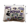 NFL Baltimore Ravens Loco Fan Canvas Decor Throw Pillow - 3 of 3