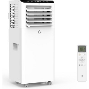 Garvee 8000 BTU Portable Air Conditioner 3-in-1 Cooling Dehumidifier Fan with Remote Control and Sleep Mode for Rooms up to 350 Sq Ft,White - 1 of 4