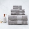 Farm to Home Organic Cotton Towel Set of 6, GOTS & Oeko-TEX Certified, 2 Bath Towels, 2 Hand Towels & 2 Washcloths - Sky - 2 of 3