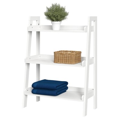 three tier bathroom shelf