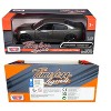 2023 Dodge Charger SXT Gray Metallic "Timeless Legends" Series 1/24 Diecast Model Car by Motormax - 3 of 3