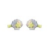 Summer Crystal - Sea Shell Alligator Clips with Embedded Pearl - 1 Pair - 2 of 4