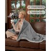 Heated Blanket Electric Throw, Soft Flannel Waffle Heating Blanket with 4 Heat Settings & 4H Auto Off, ETL Certified Heated Blanket - 2 of 4