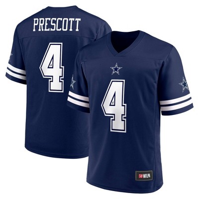 NFL Dallas Cowboys Men's Dak Prescott Short Sleeve Rival Goal Line Jersey -  S