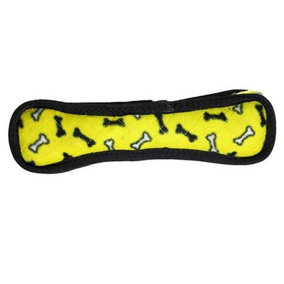 Tuffy Ultimate Bone Dog Toy - Yellow