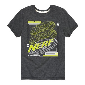 Boys' - NERF - Nerf Neon Grid Logo Short Sleeve Graphic T-Shirt - 1 of 4