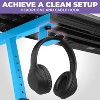 Liquid Stands Piano Keyboard Stand - Z Style Adjustable and Portable Keyboard Stand for Kids and Adults - Fits 54-88 Key Electric Pianos (Light Blue) - 4 of 4