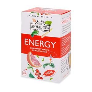 Ahmad Tea Energy Grapefruit, Mate & Guarana Seed Tea Infusion 20ct tea bags - 1 of 4