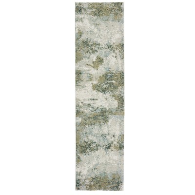 Oriental Weavers Evolution Area Rug, 2' x 8', Blue/Green