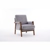 Sapphtopaz Modern Accent Chair with Thick Chenille Upholstered Ergonomic Lounge Chair with Armrest Mid-Century Chairs for Living Room, Bedroom - 3 of 4