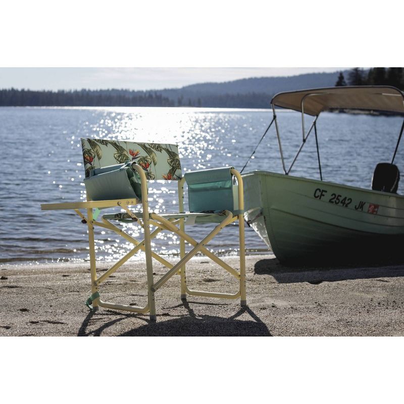 Picnic Time Outdoor Directors Chair - Tropical, 3 of 17