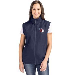 Cleveland Guardians Cutter & Buck Charter Eco Recycled Full-Zip Womens Vest - 1 of 1