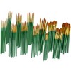 Sax Optimum Golden Synthetic Taklon Paint Brushes for School and Arts and Crafts Use, Assorted Sizes, Set of 72 - 2 of 4