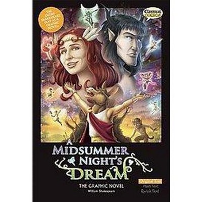 A Midsummer Night's Dream the Graphic Novel: Original Text - (Shakespeare Range) by  William Shakespeare (Paperback)