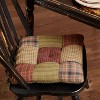 Tea Cabin Chair Pad Patchwork  VHC Brands - 4 of 4
