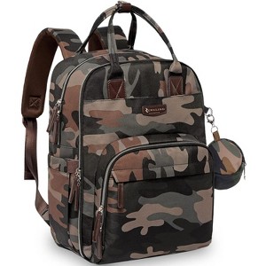 RUVALINO Large Diaper Bag Backpack, Multifunction Travel Maternity Baby Changing Bags - 1 of 4