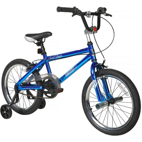 blue 18 inch bike