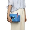 Lilo & Stitch Stitch Face Cosmetic Bag With 3D Ears - 2 of 4