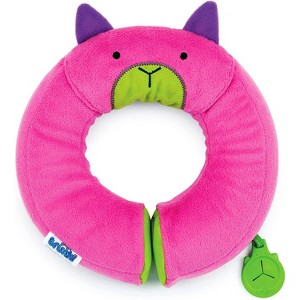 Trunki Kid's Travel Neck Pillow & Chin Rest | Support Sleepy Heads in the Car Seat, Plane, Bike or Stroller | Yondi SMALL Betsy (Pink) - 1 of 4