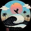 Junior's Design By Humans Summer Big Wave Surf Vibes By vincenttrinidad T-Shirt - 2 of 2