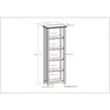NicBex 83.4" H 5 Tier Corner Bookcase with LED Light Open Corner Plant Display for Small Spaces Office Home - 2 of 4
