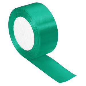Unique Bargains Single Side Solid DIY Wrapping Decoration Roll Satin Ribbons - 1 of 4