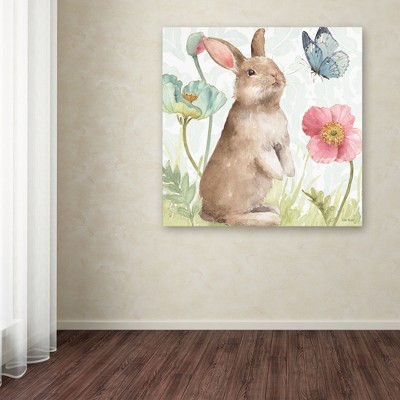 Lisa Audit Spring Softies Bunnies II Canvas Art