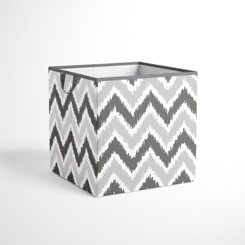 Bacati - MixNMatch Gray Storage Box Small - image 1 of 4