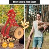 Log Tongs Lifting, 4 Claw Hook Heavy Duty Steel Swivel Dragging Tongs,  Log Grapple with Handles for Tractors, Trucks, Forklifts. - 4 of 4