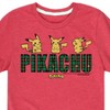 Boys' - Pokémon - Pikachu Plaid Logo Short Sleeve Graphic T-Shirt - 2 of 4