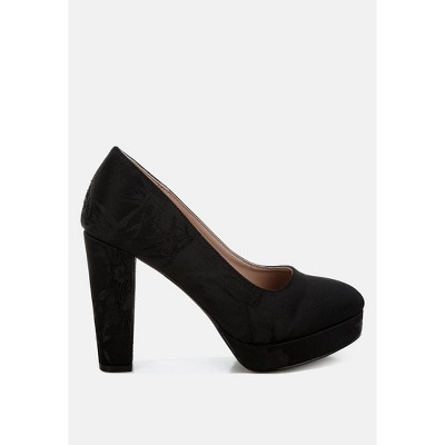 Jastour Platform Block Heel Women Pumps