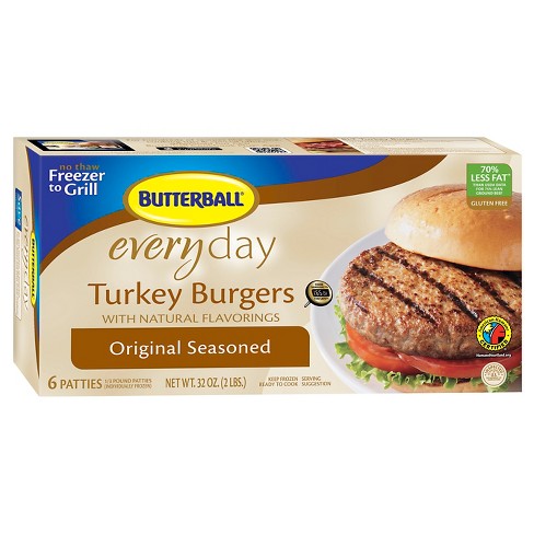 turkey butterball burger seasoned 2lb target foods