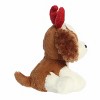 Aurora Medium Holiday Cheer Spencer Spaniel Holiday Festive Stuffed Animal Brown 9.5" - 3 of 4