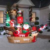 Gemmy Giant Christmas Inflatable Pirate Ship, 8 ft Tall, Multi - 2 of 4
