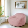 LIKEPAY Oversize Faux Rabbit Fur Single Bean Bag Sofa with Arms for Living Room, Bedroom, Gaming room - 2 of 4